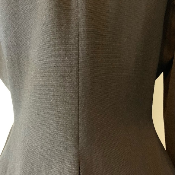 Vintage Christian Dior “The Suit” Women’s Black Tuxedo Blazer size 6! - Picture 8 of 13